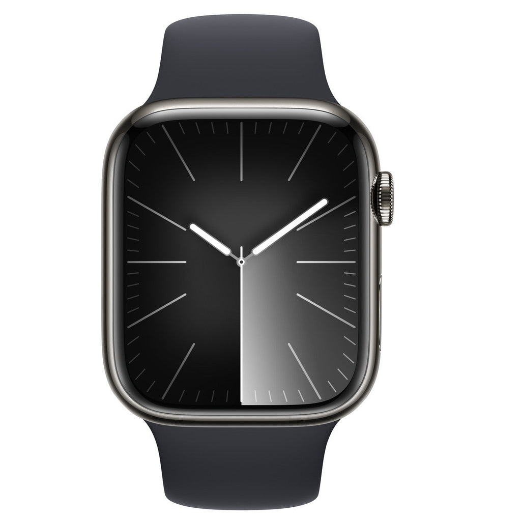 Apple Watch Series 9 45mm Cellular Stainless Steel (Simlockvrij) / SV Grijs